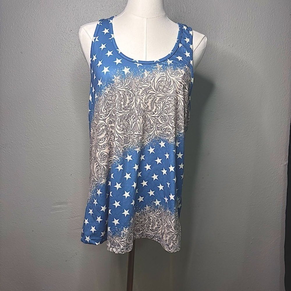 Crazy Train Steel Magonlia Tank Top Sz Large
Summer Casual